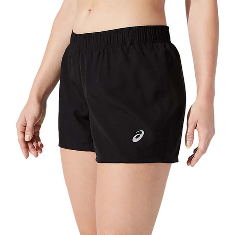 ASICS Silver short de course à pied 4 pouces noir pour femme