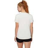 ASICS Silver t-shirt Nagare blanc femme dos