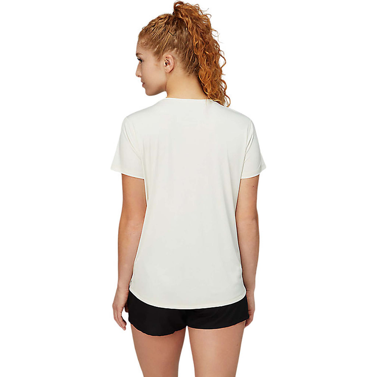 ASICS Silver t-shirt Nagare blanc femme dos