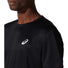 ASICS Silver T-shirt de course noir homme