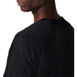 ASICS Silver T-shirt de course noir homme dos