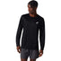 Asics Silver T-shirt sport a manches longues noir homme