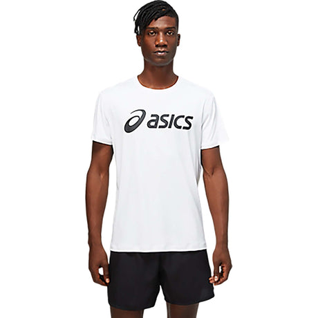 ASICS Silver T-shirt sport à manches courtes blanc homme