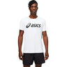 ASICS Silver T-shirt sport à manches courtes blanc homme