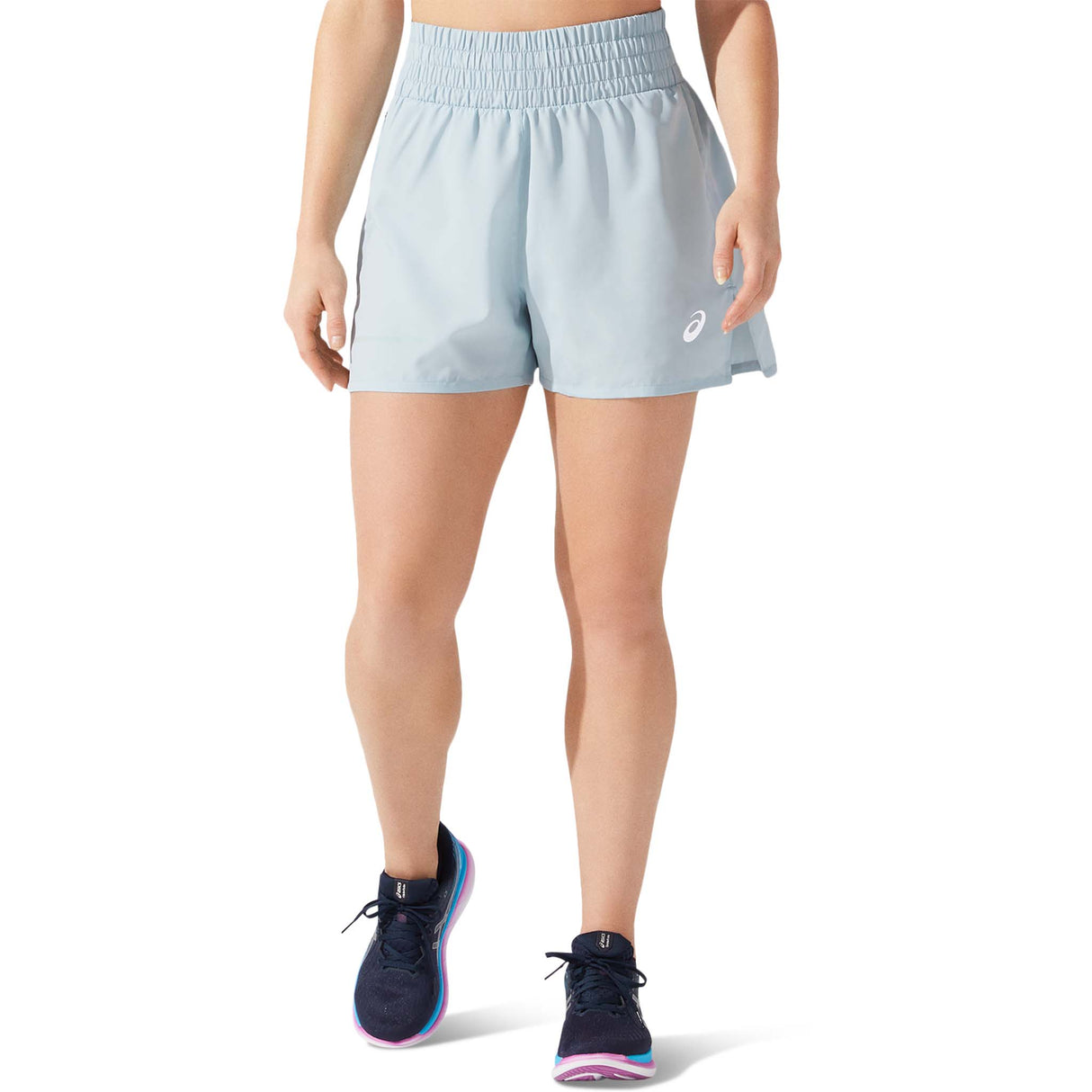 ASICS Visibility short de course à pied smoke blue femme