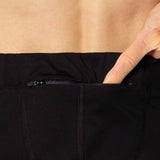 Pantalons collants de course à pied ASICS Windblock noir pour homme pochette