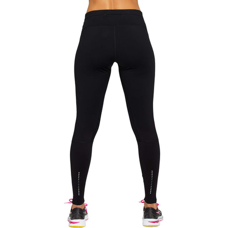 Leggings de course a pied pour femme ASICS Windblock noir performance dos