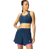 Asics Core Run soutien-gorge de course à pied bleu avant