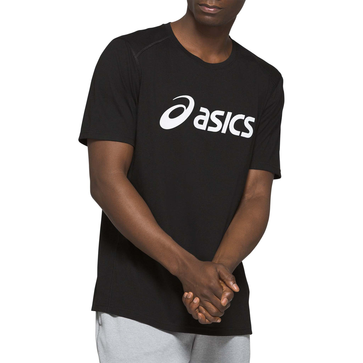 ASICS Triblend Training T-shirt homme face - noir