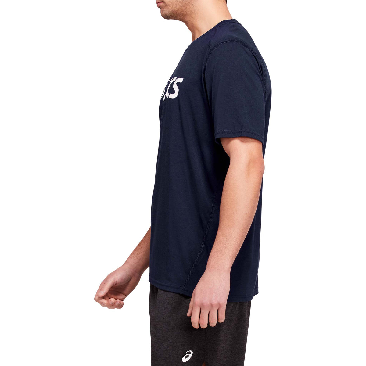 ASICS Triblend Training T-shirt peacoat lateral