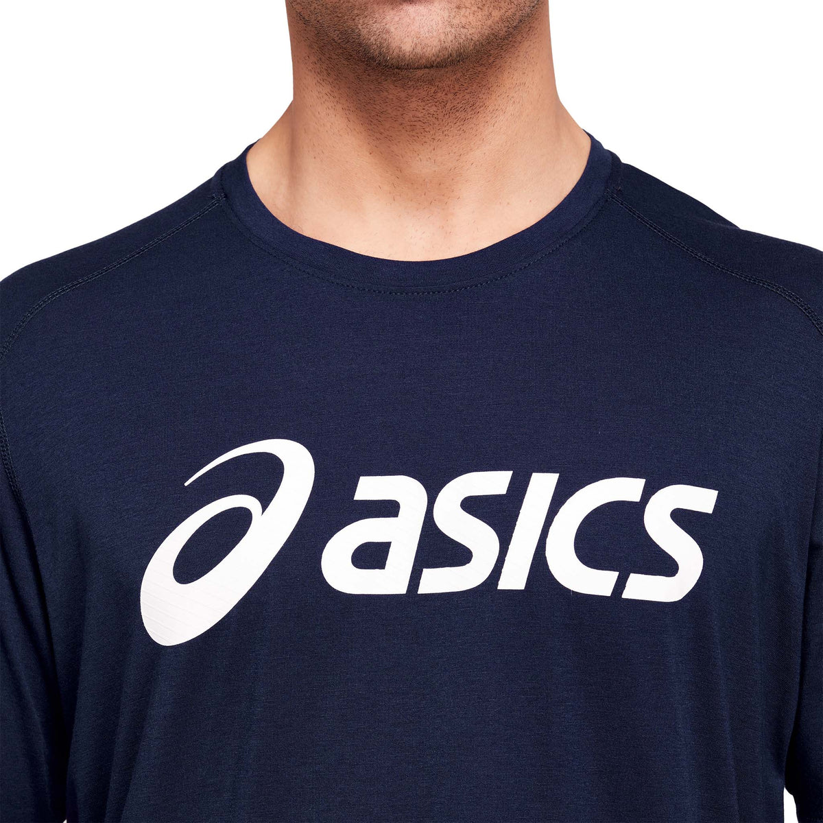 ASICS Triblend Training T-shirt peacoat logo