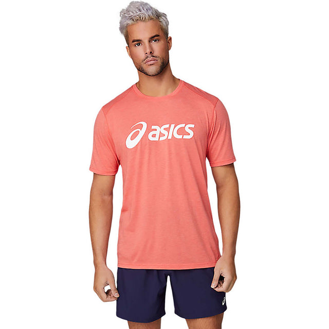 ASICS Triblend Training T-shirt red alert heather homme