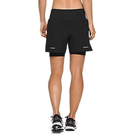 ASICS ASICS Road 2-in-1 5.5 po short de course à pied pour femme
