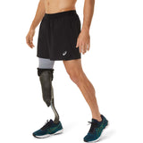 ASICS ASICS Road 2-in-1 5 inch short de course à pied pour homme