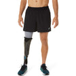 ASICS ASICS Road 2-in-1 5 inch short de course à pied pour homme