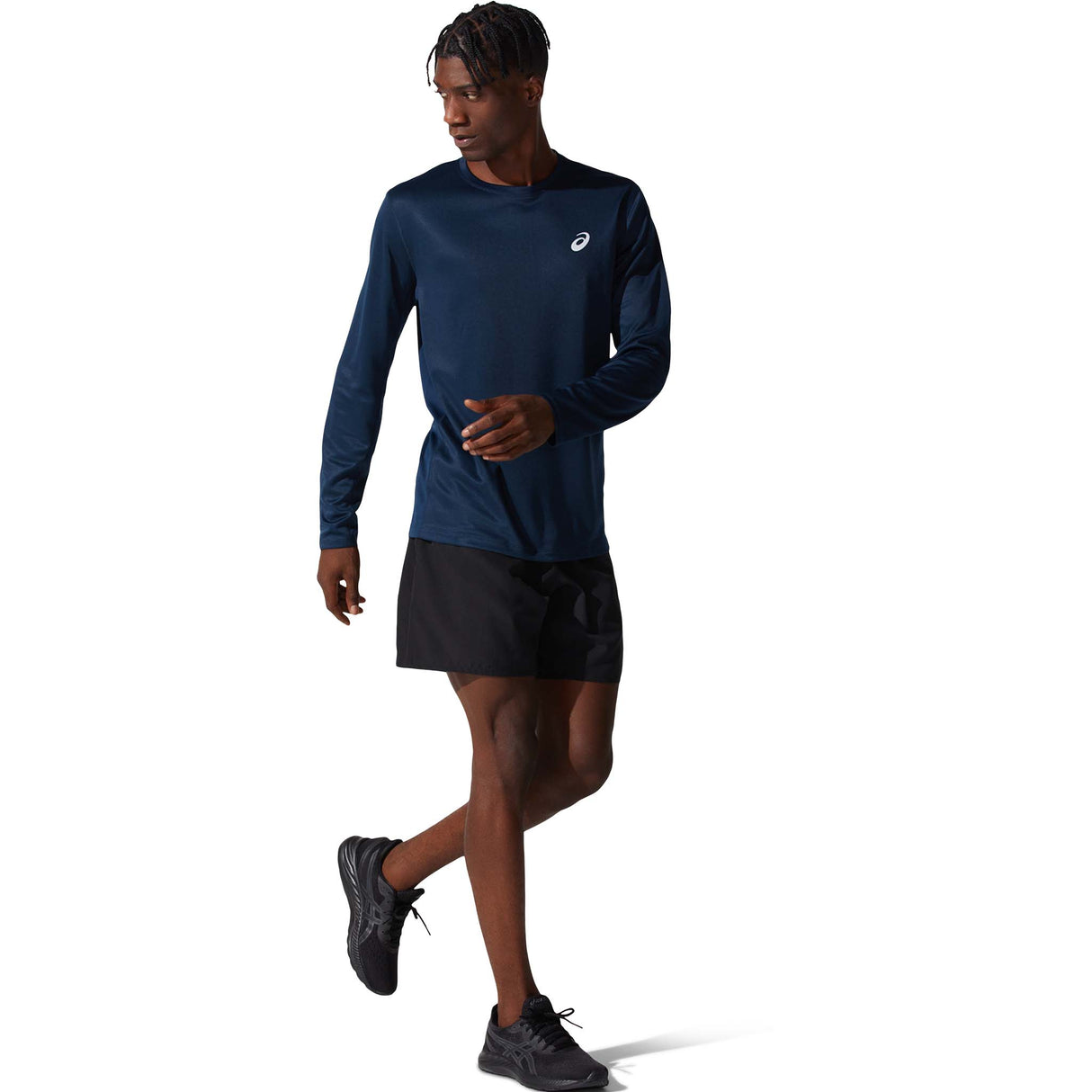 ASICS ASICS Silver T-shirt sport à manches longues de course à pied homme