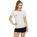 ASICS ASICS Silver t-shirt Nagare col rond à manches courtes femme