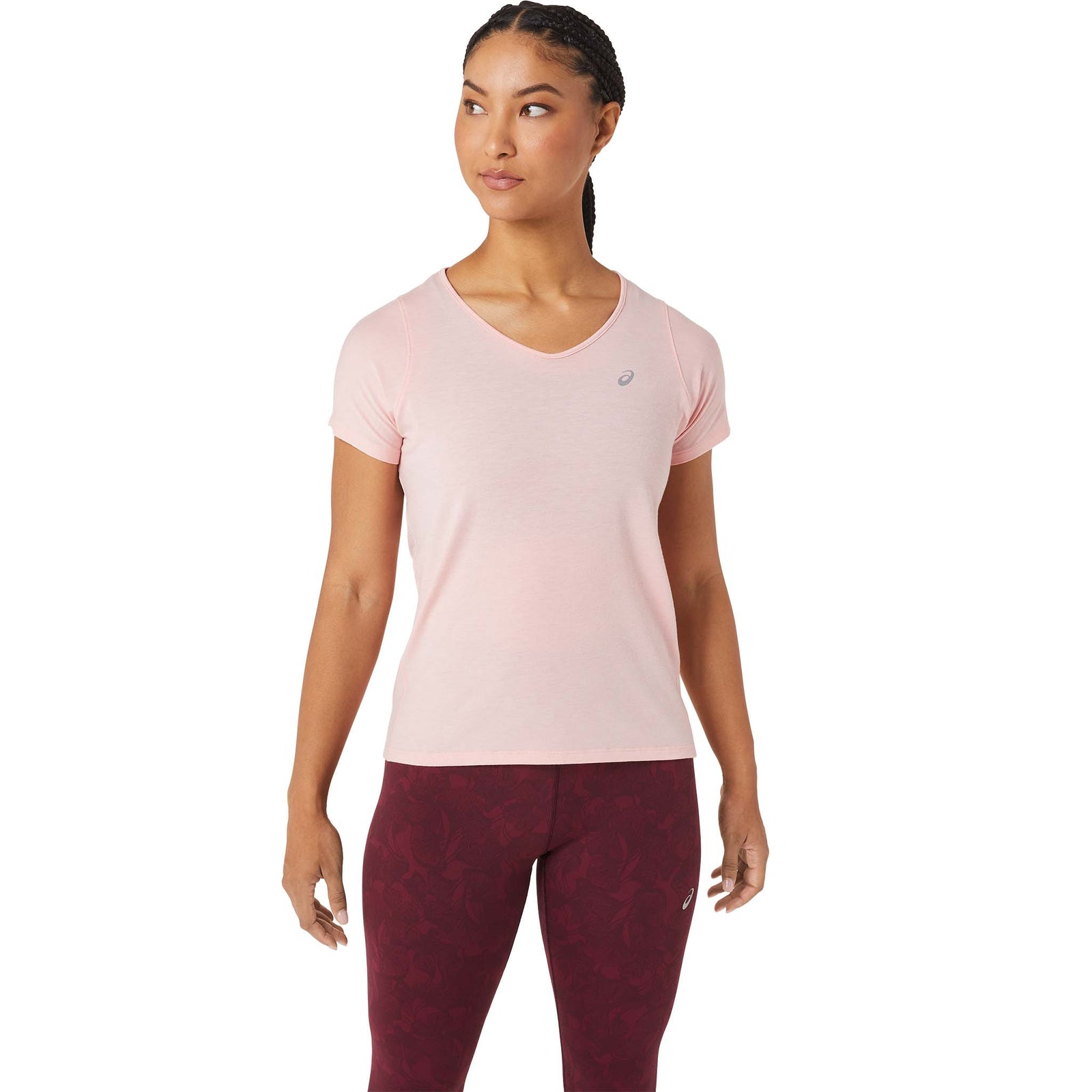 ASICS ASICS t-shirt à manches courtes à col en V pour femme