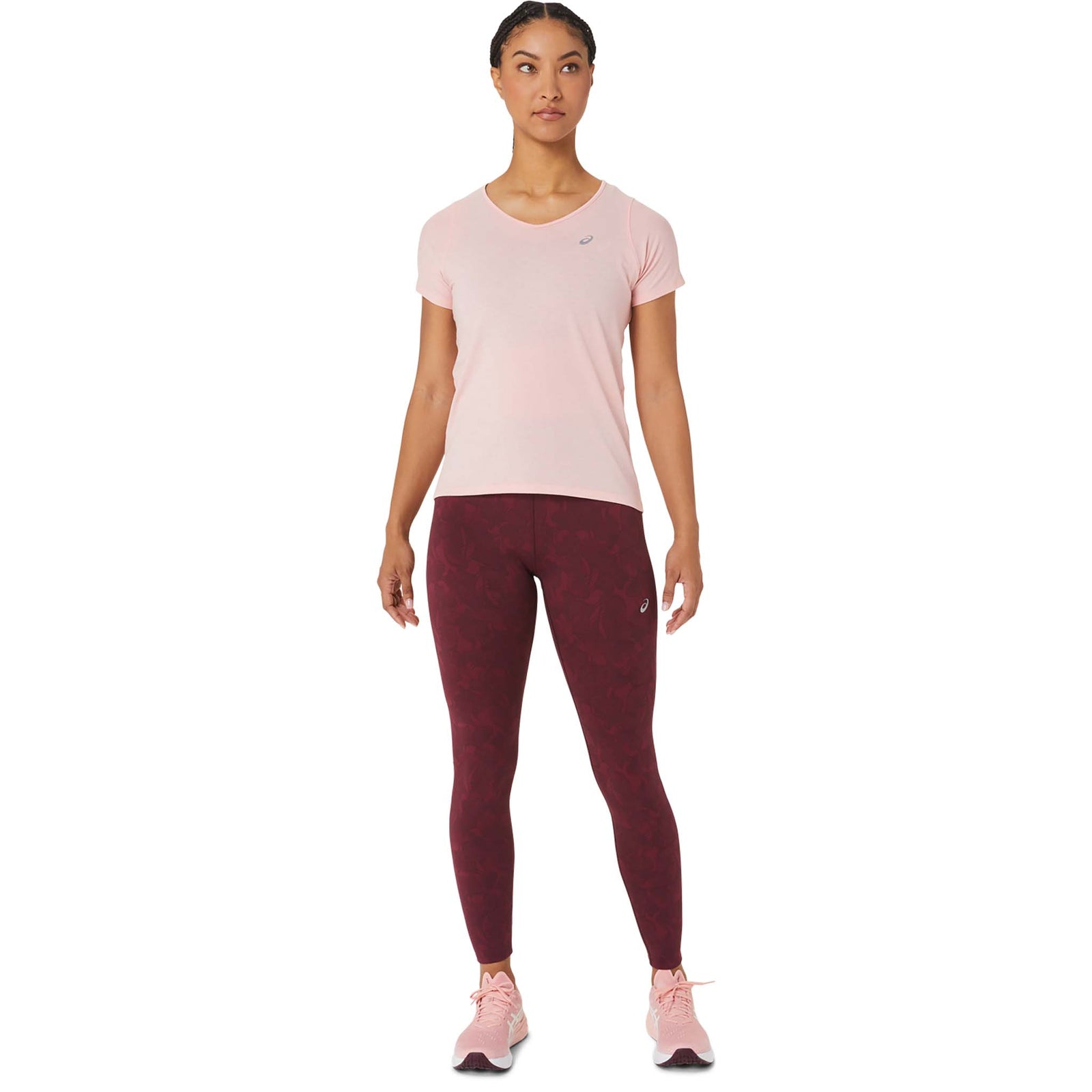 ASICS ASICS t-shirt à manches courtes à col en V pour femme