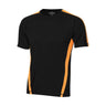 ATC S3519 T-shirt de soccer - Noir / Orange