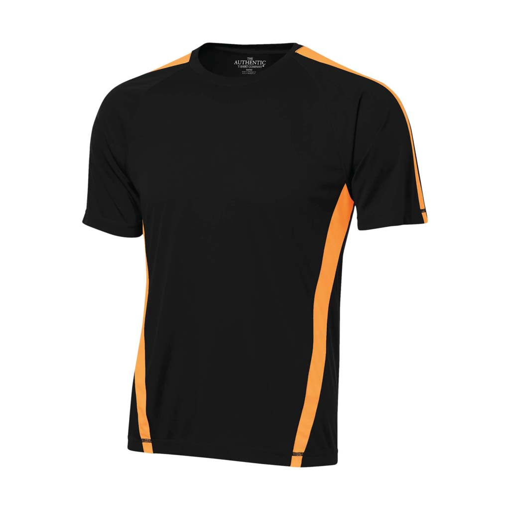 ATC S3519 T-shirt de soccer - Noir / Orange