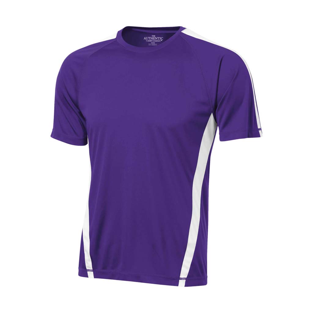 ATC S3519 T-shirt de soccer - Mauve / Blanc