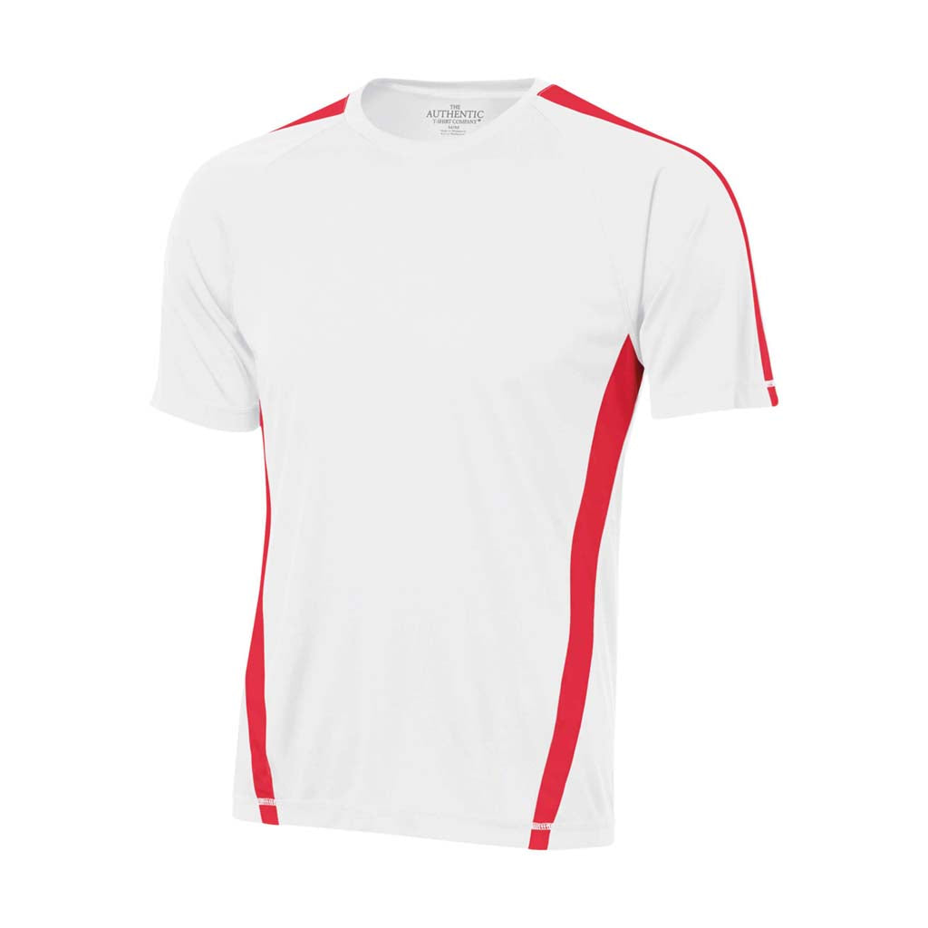 ATC S3519 T-shirt de soccer - Blanc / Rouge