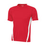 ATC S3519 T-shirt de soccer - Rouge / Blanc