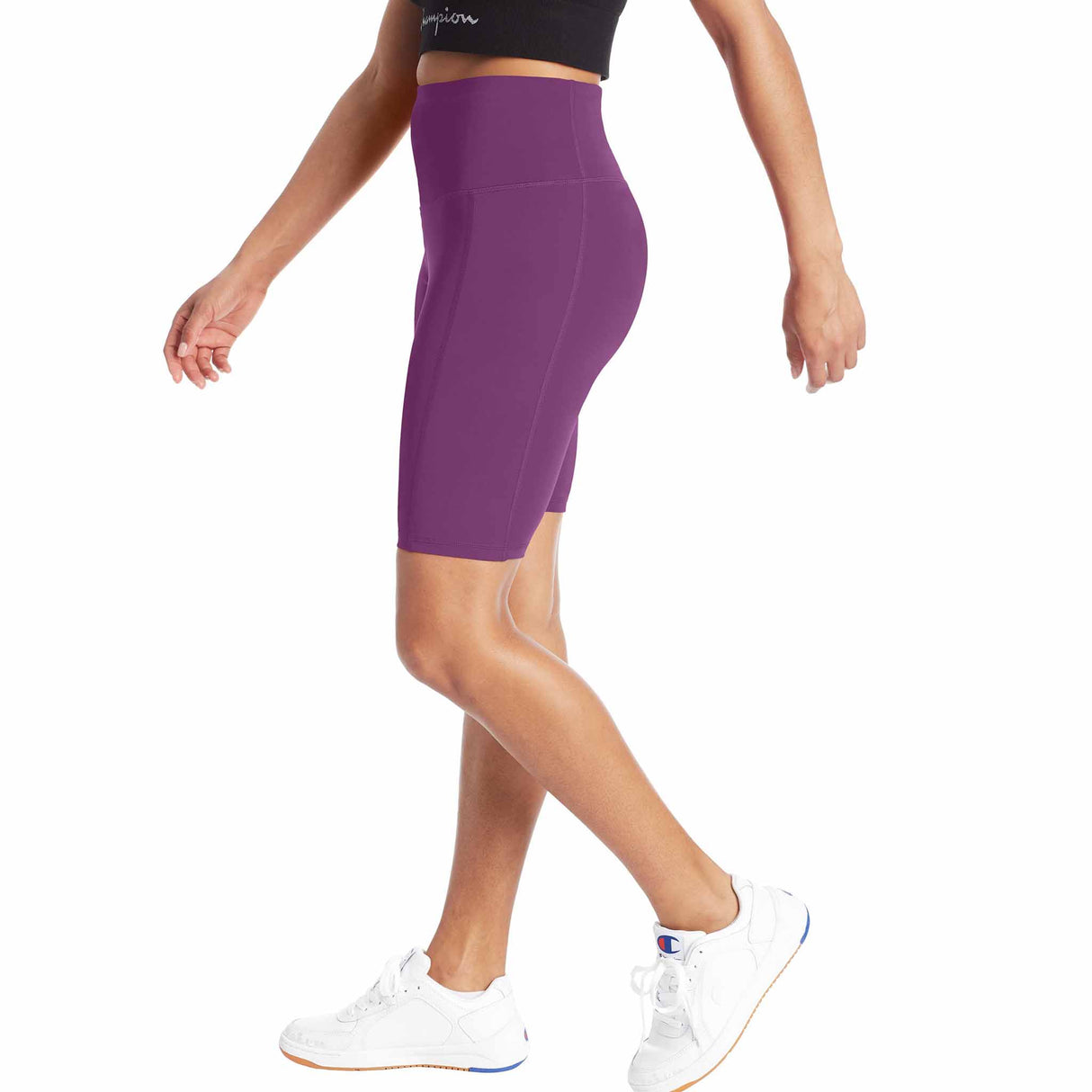 Champion Absolute Eco Bike Short de style cuissard pour femme Dark Berry Purple angle