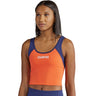 Absolute Eco Crop Top Graphic camisole pour femme - Poppy Orange/Athletic Navy