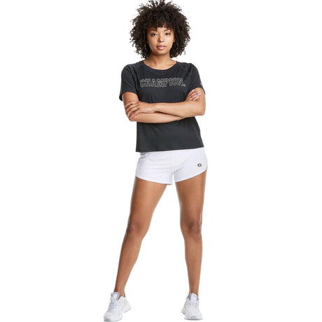 Champion T-shirt Absolute Eco Lightweight Tee Graphic sport pour femme Noir
