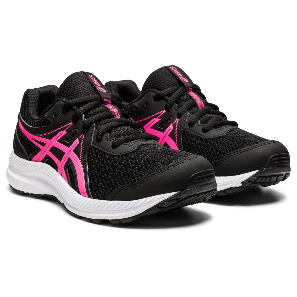 Asics Contend 7 GS espadrilles enfants rose paire