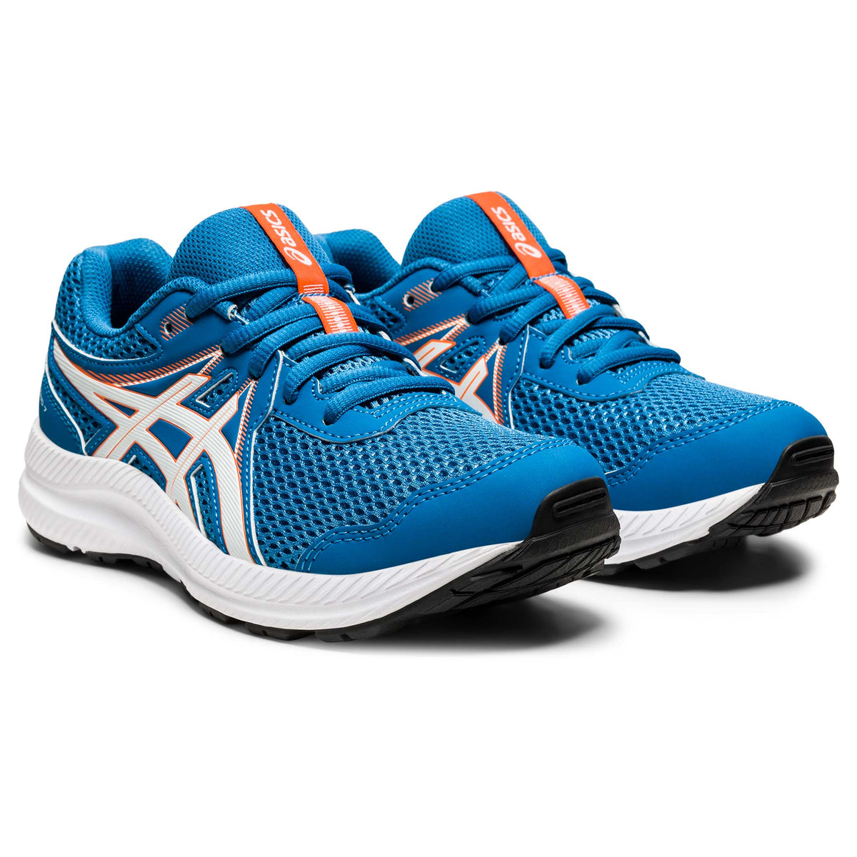 Asics Contend 7 GS espadrilles enfants bleu paire