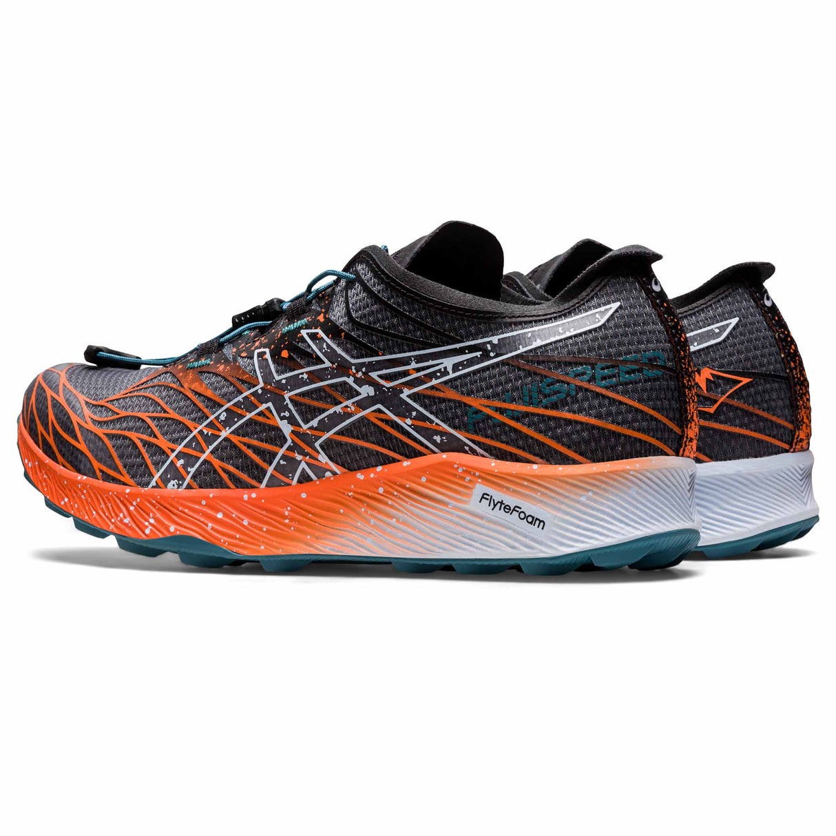 ASICS FujiSpeed chaussures de course en sentier pour femme - Black / Nova Orange