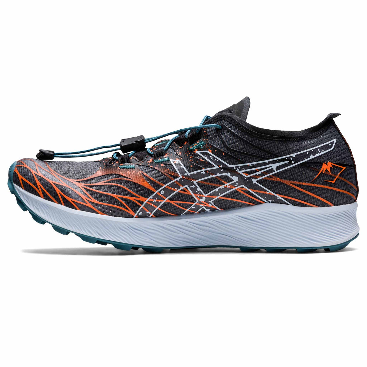 ASICS FujiSpeed chaussures de course en sentier pour femme - Black / Nova Orange