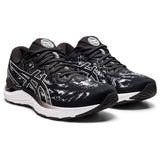 Asics Gel Cumulus 23 running femme noir blanc paire