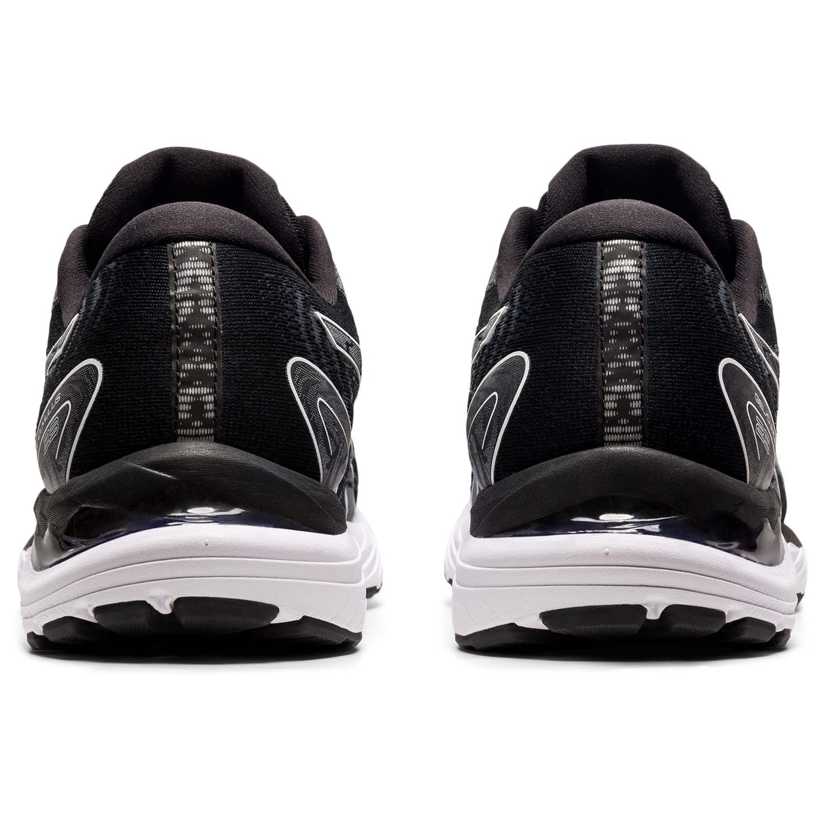 Asics Gel Cumulus 23 running homme noir blanc talon