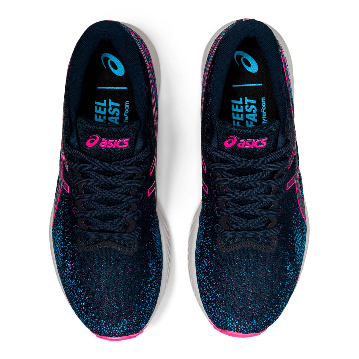 Asics Gel-DS Trainer 26 running femme french blue hot pink empeigne