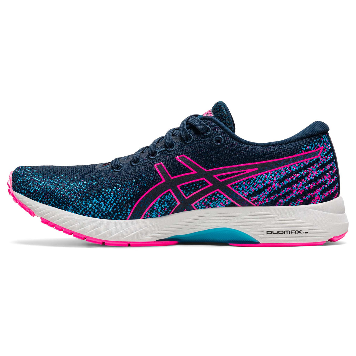 Asics Gel-DS Trainer 26 running femme french blue hot pink lateral