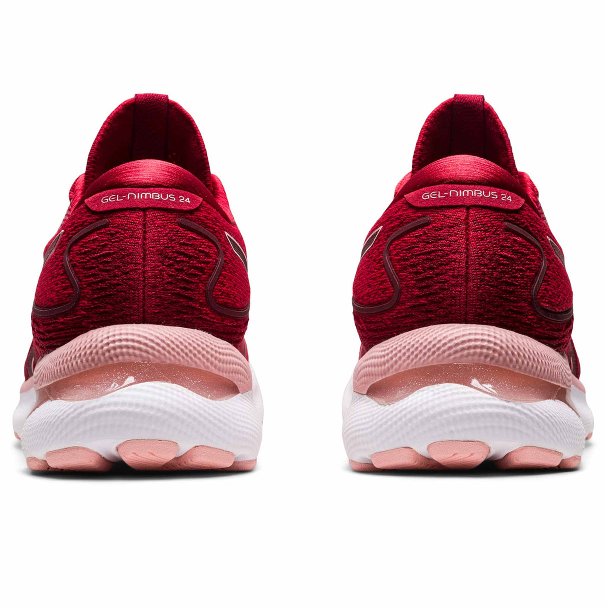 ASICS Gel Nimbus 24 chaussures de course à pied pour femme - Cranberry / Frosted Rose