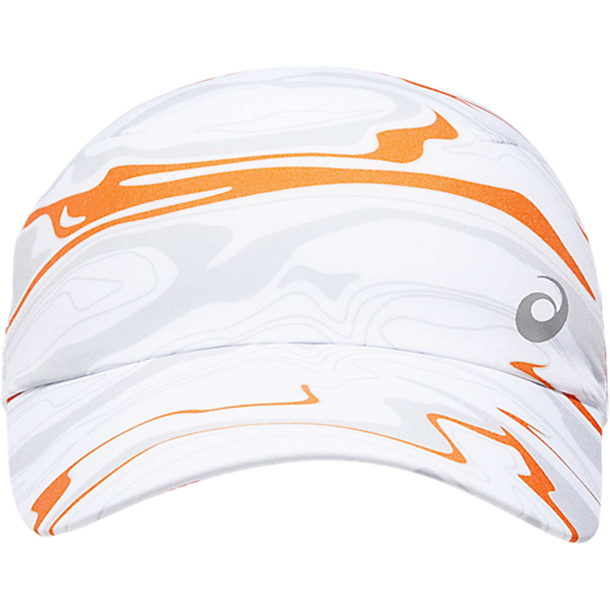 Asics Graphic Woven Cap casquette de course à pied blanc