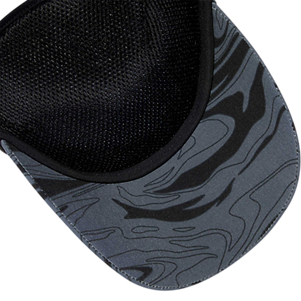 Asics Graphic Woven Cap casquette de course à pied noir intérieur