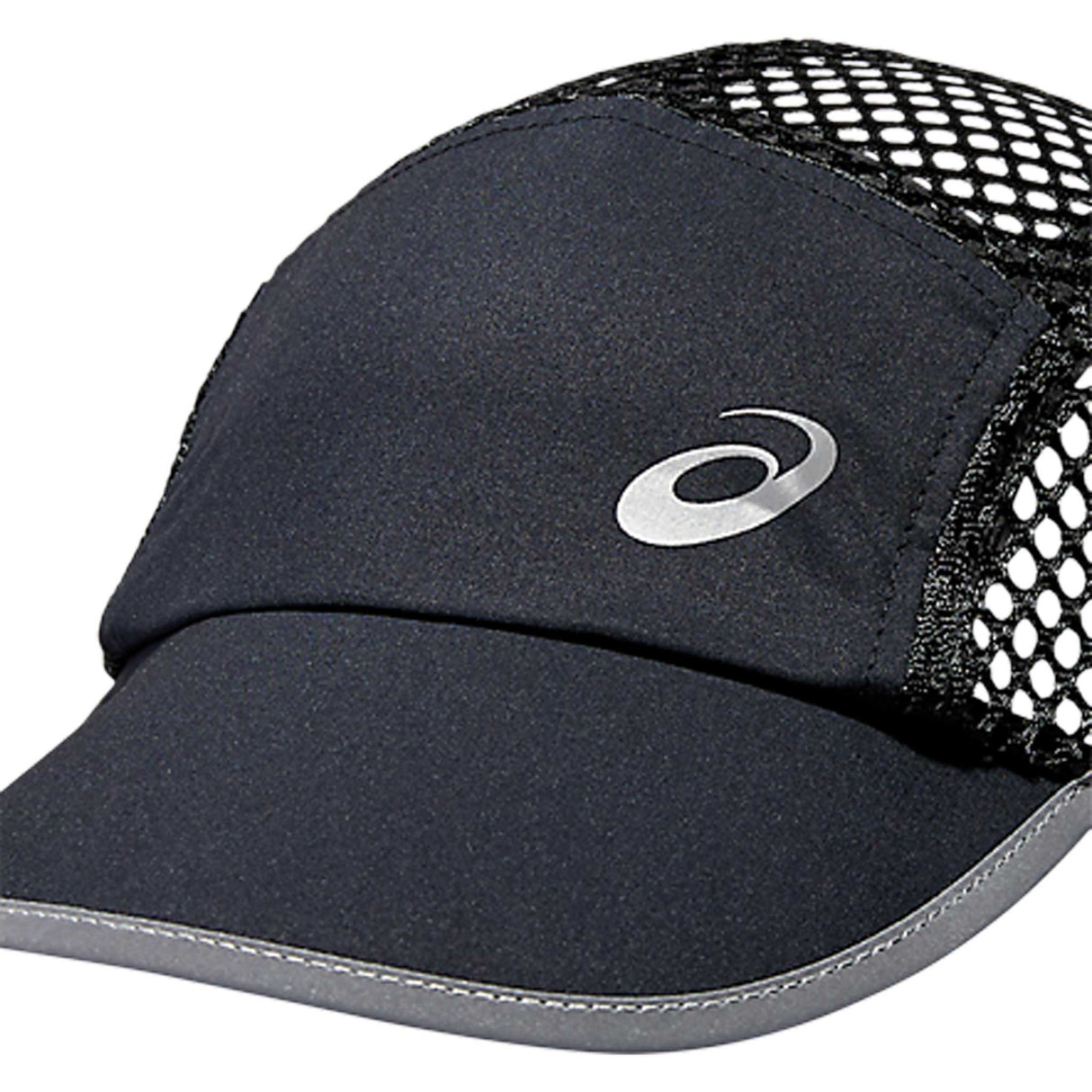 ASICS Mesh Cap casquette de course à pied noir angle