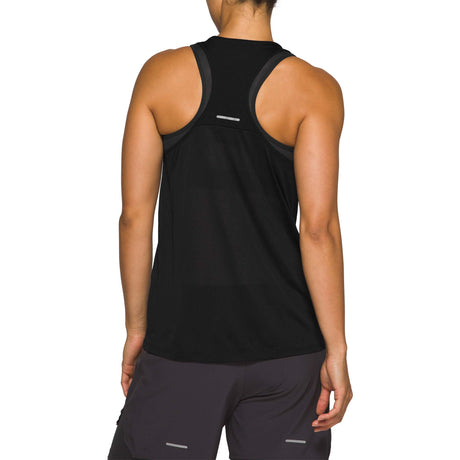 Asics Race camisole de course à pied noir femme dos