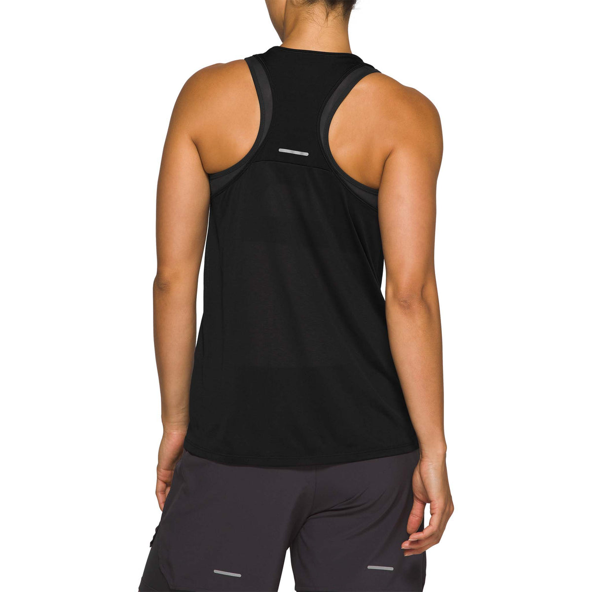 Asics Race camisole de course à pied noir femme dos