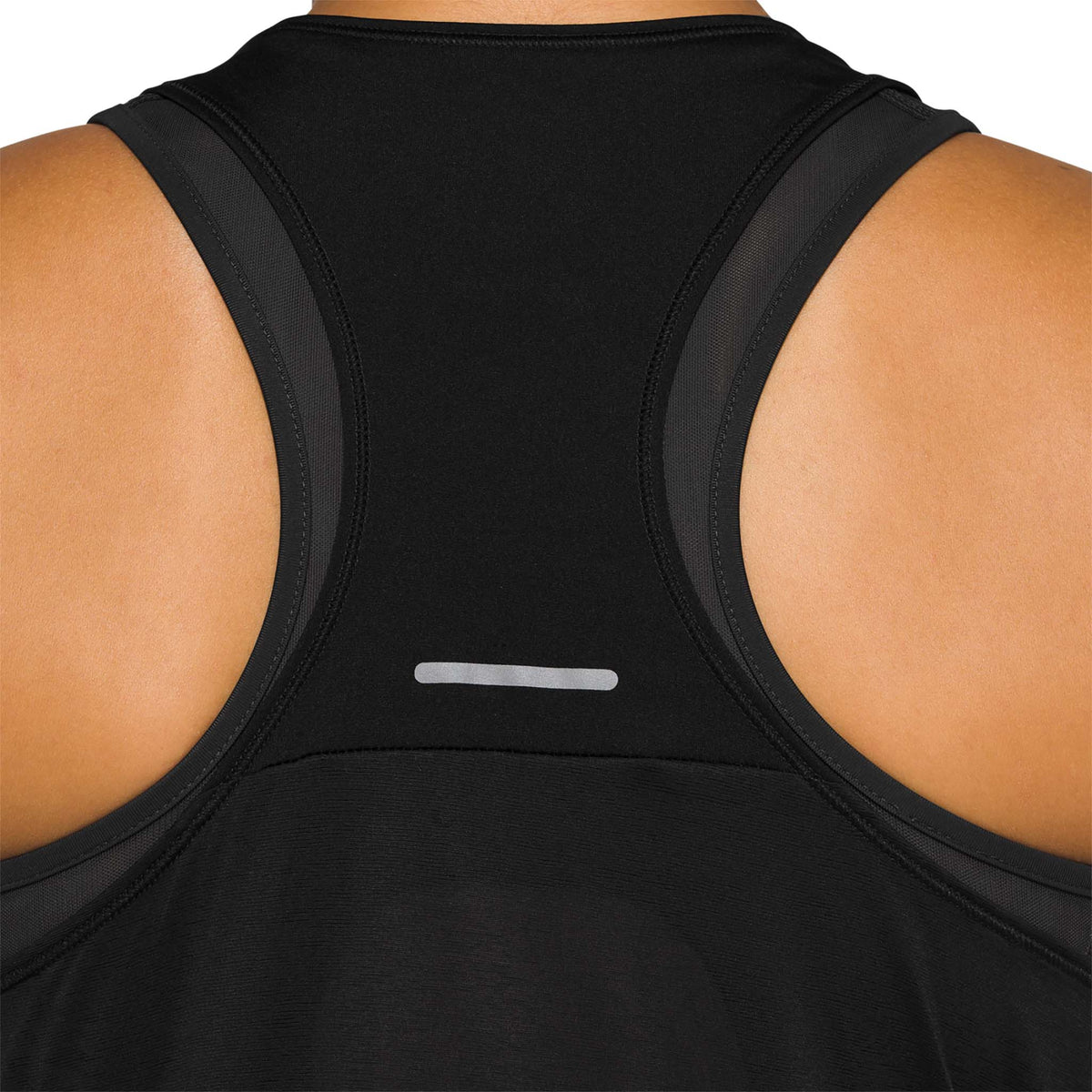 Asics Race camisole de course à pied noir femme dos
