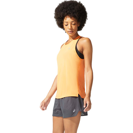 Asics Race camisole de course à pied peche femme