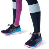 ASICS Visibility legging de course french blue grape pour femme jambes