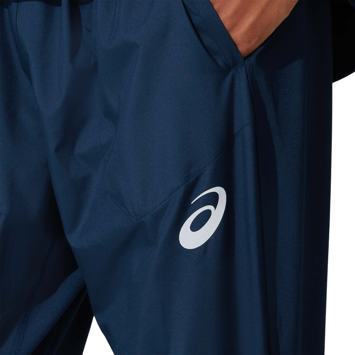 ASICS Visibility pantalon de course french blue homme logo poche