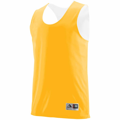 Augusta Sportswear Camisole réversible - Jaune / Blanc